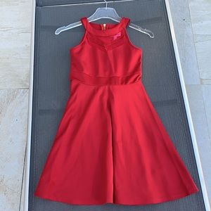 Beautiful red rayon dress